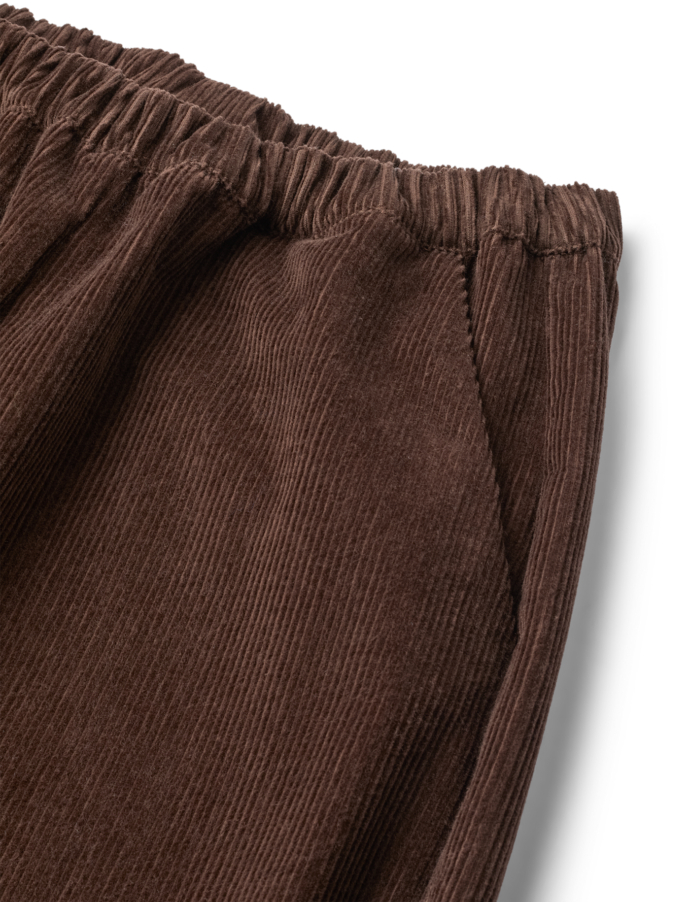 BELLA CORDUROY PANTS - DARK BROWN