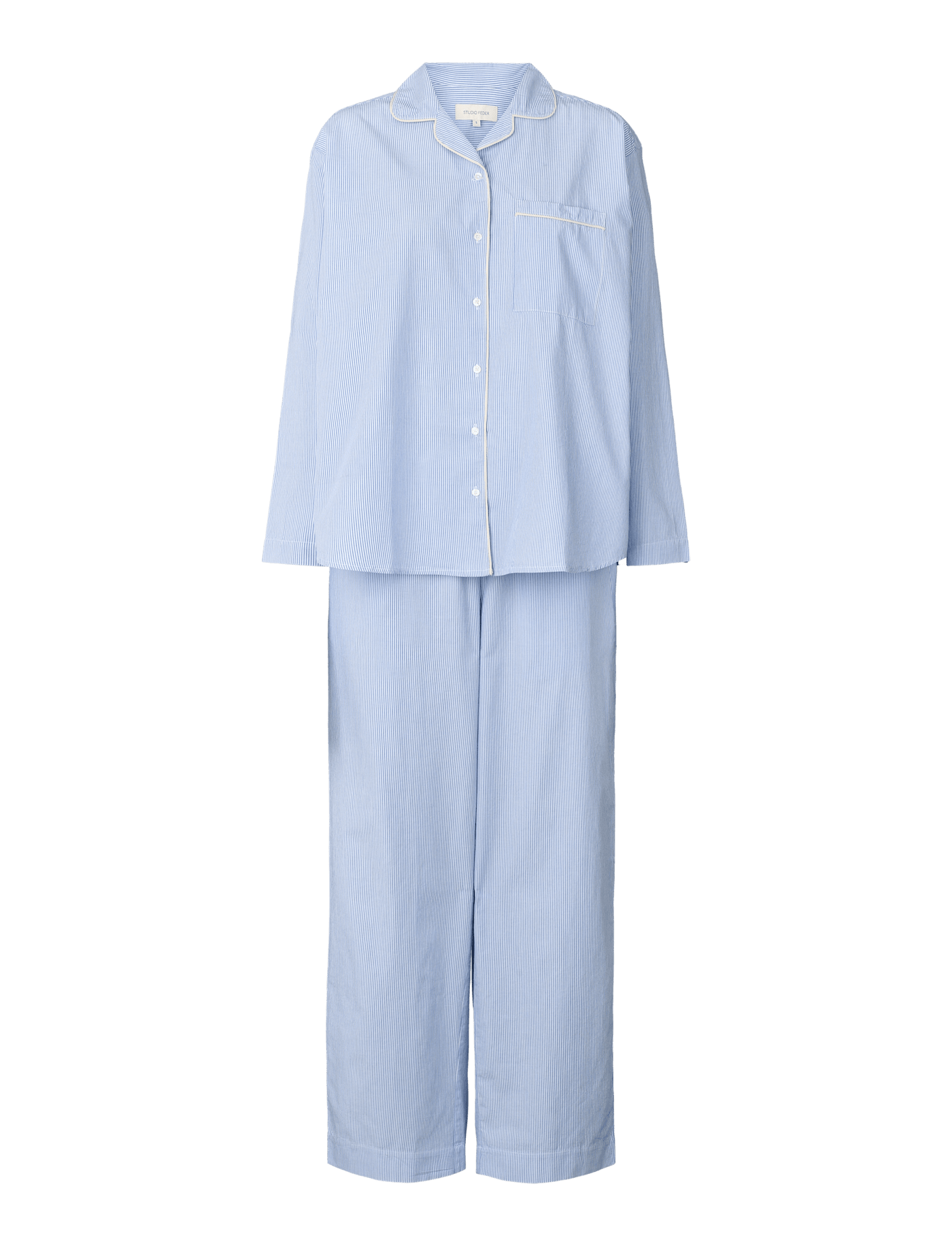 EDITH PYJAMAS - MILK STRIPE