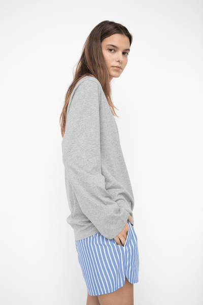 Freya Longsleeve T-shirt - GREY MELANGE