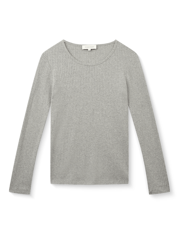 GERTRUD BLUSE - GREY MELANGE