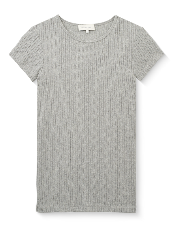 KAMMA T-SHIRT - GREY MELANGE