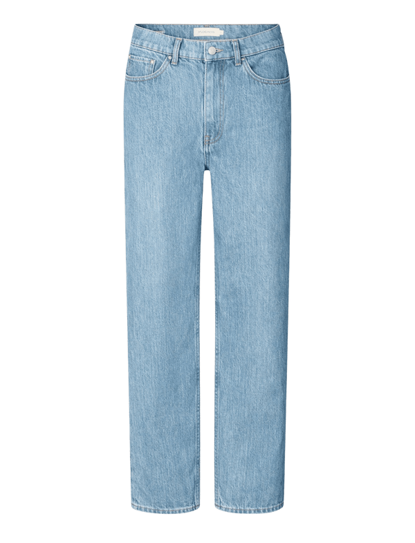 LILOU STRAIGHT JEANS - BLUE WASH
