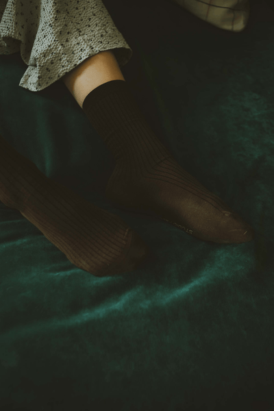 MINNA COTTON SOCK - BARK