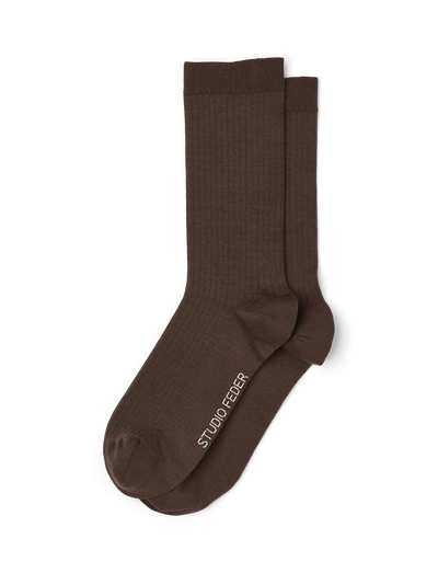 MINNA COTTON SOCK - BARK