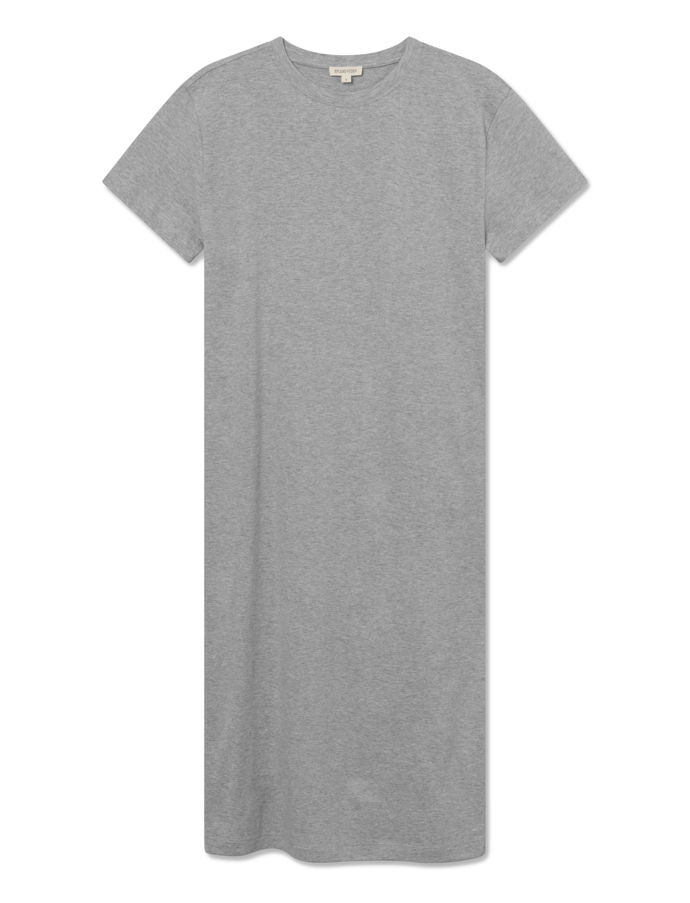 Maya T-shirt Kjole - GREY MELANGE