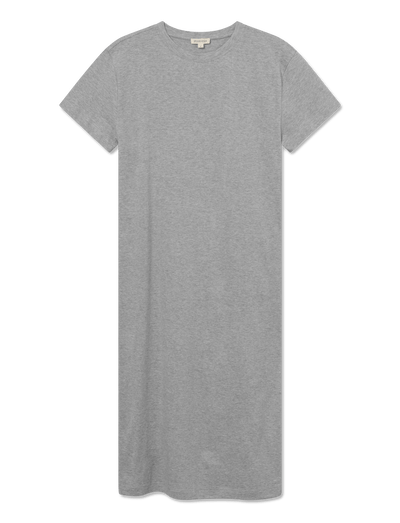 Maya T-shirt Kjole - GREY MELANGE