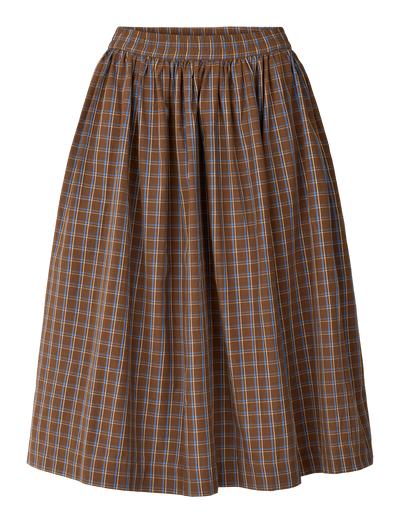 OLGA SKIRT - CHESTNUT