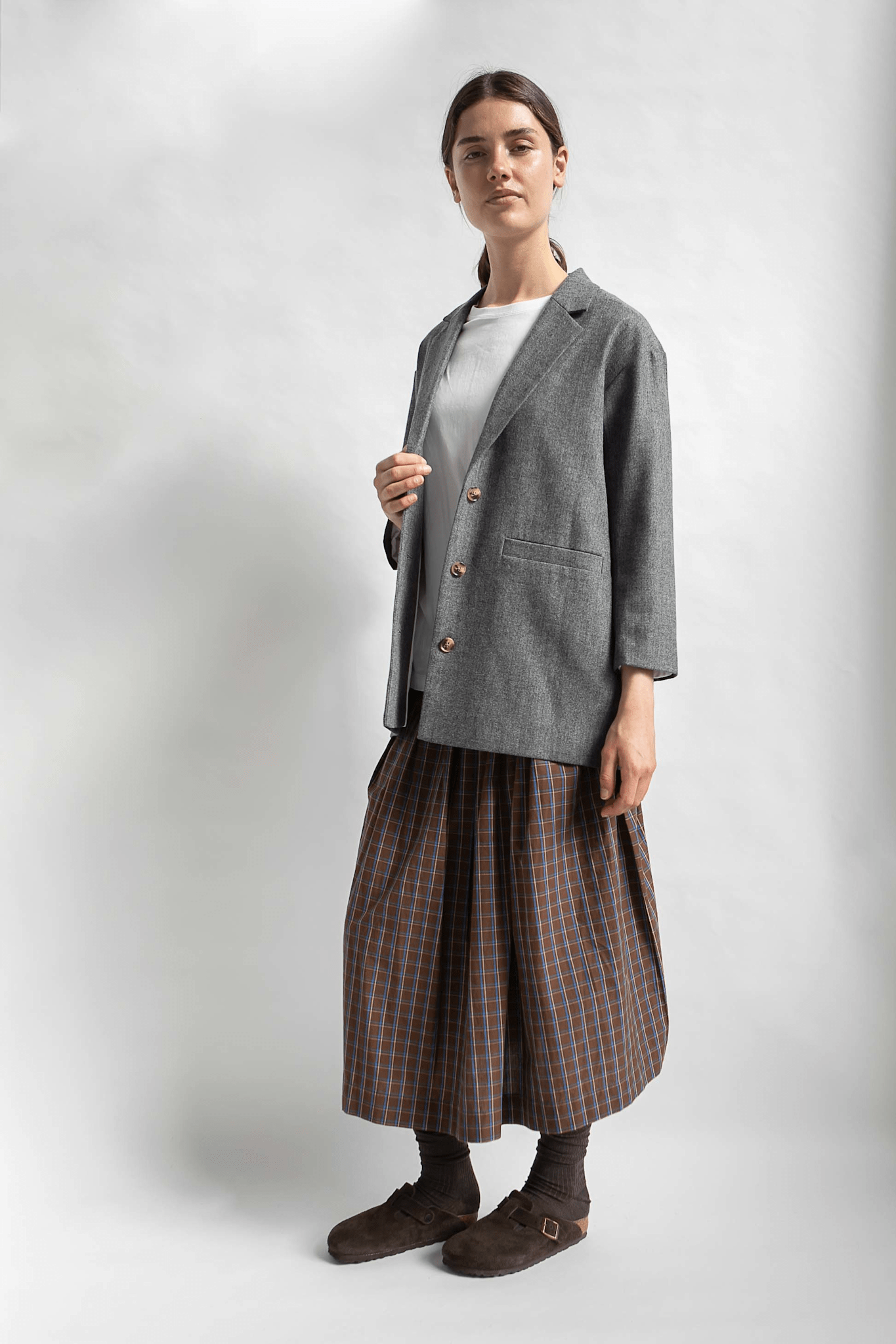 OLGA SKIRT - CHESTNUT