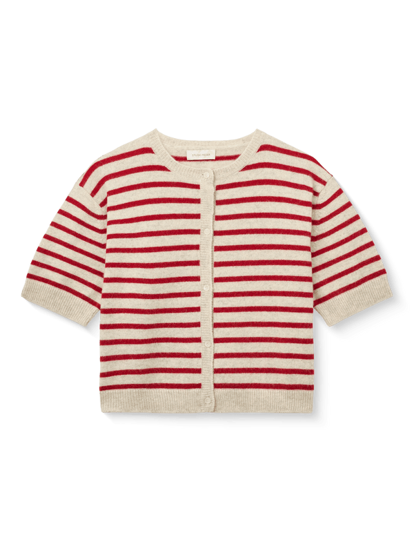 SIGNE CARDIGAN - RED CREME