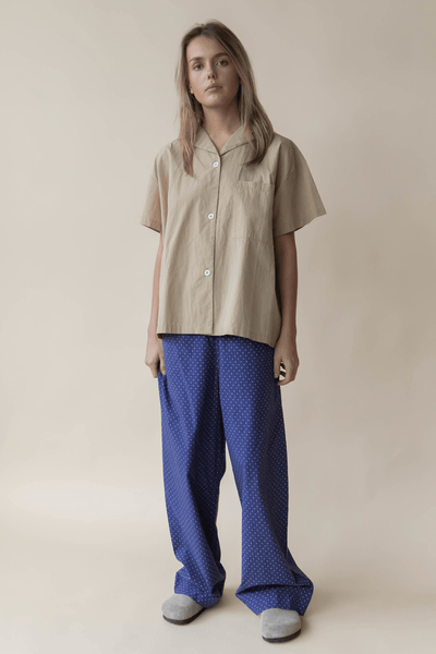 VICTORIA SHIRT - SAND BEIGE