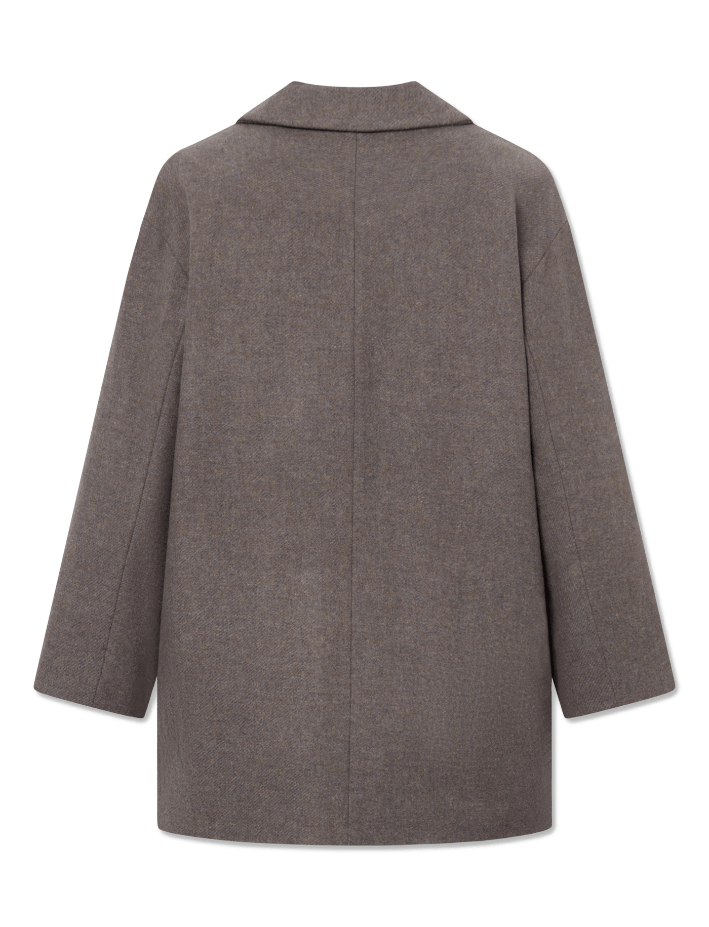 Luis wool blazer - BROWN MELANGE