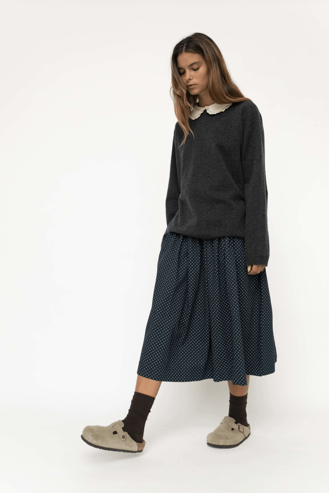 スカート CHONO Stella dot straight skirt 36 GATHER STRAIGHT SKIRT｜36｜BLK｜SKIRT｜|ENFÖLD OFFICIAL