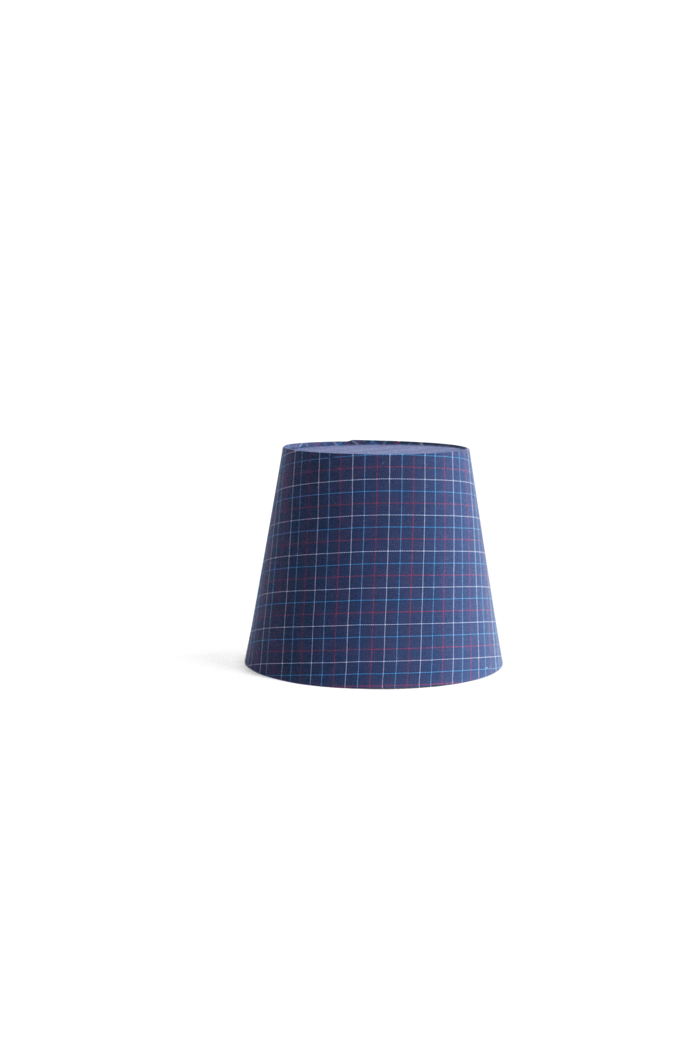 Lamp Shade - Navy Check