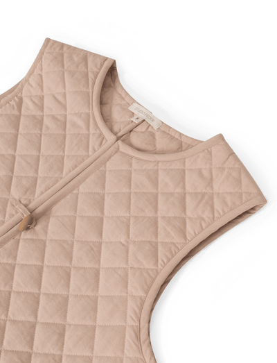 Lulu Quilted Vest - SOFT ROSE