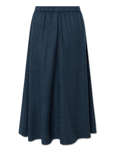 Agnes wool skirt - NAVY