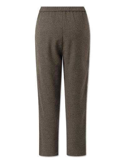 Gudrun Trousers - BROWN HERRINGBONE