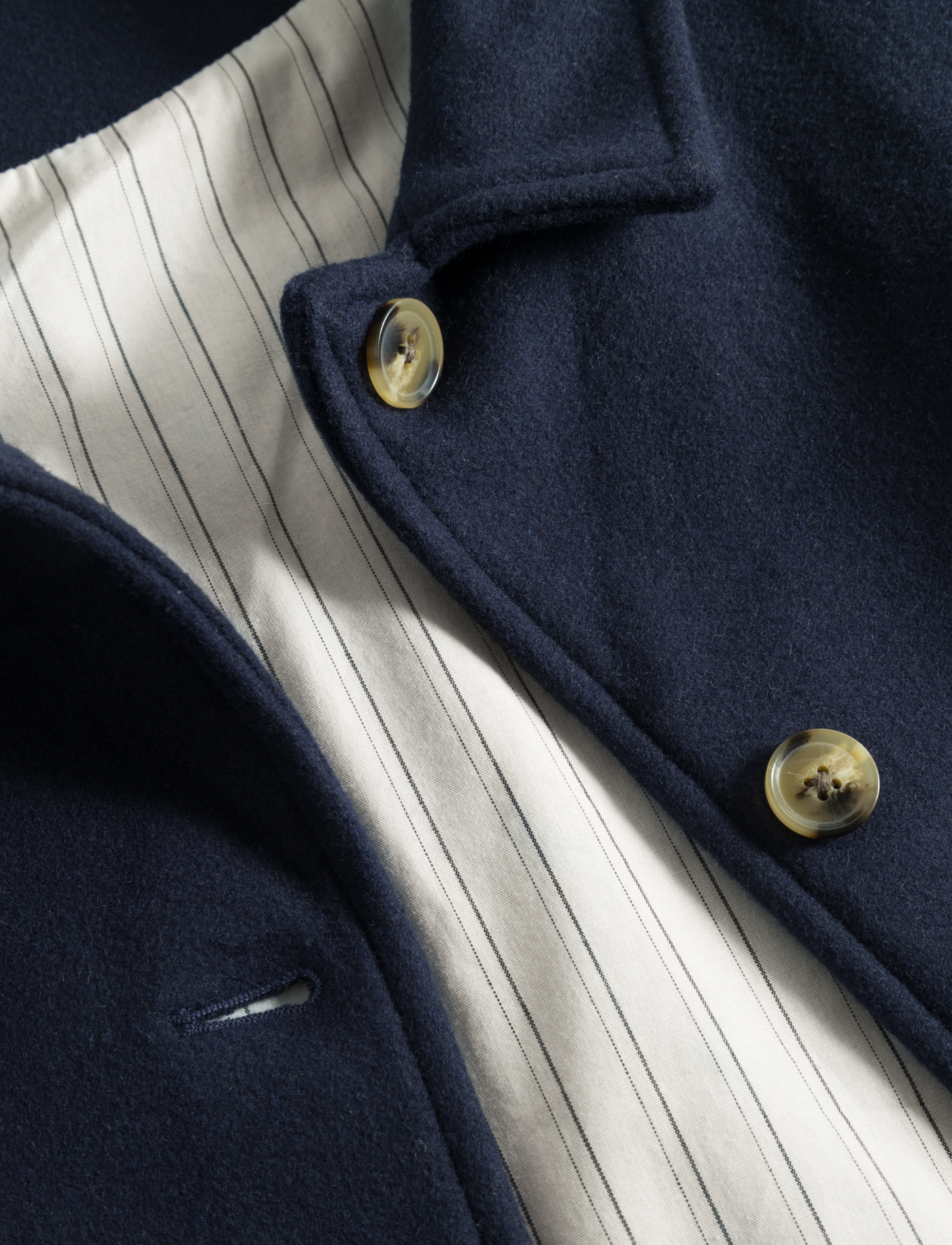 Felix wool coat - NAVY