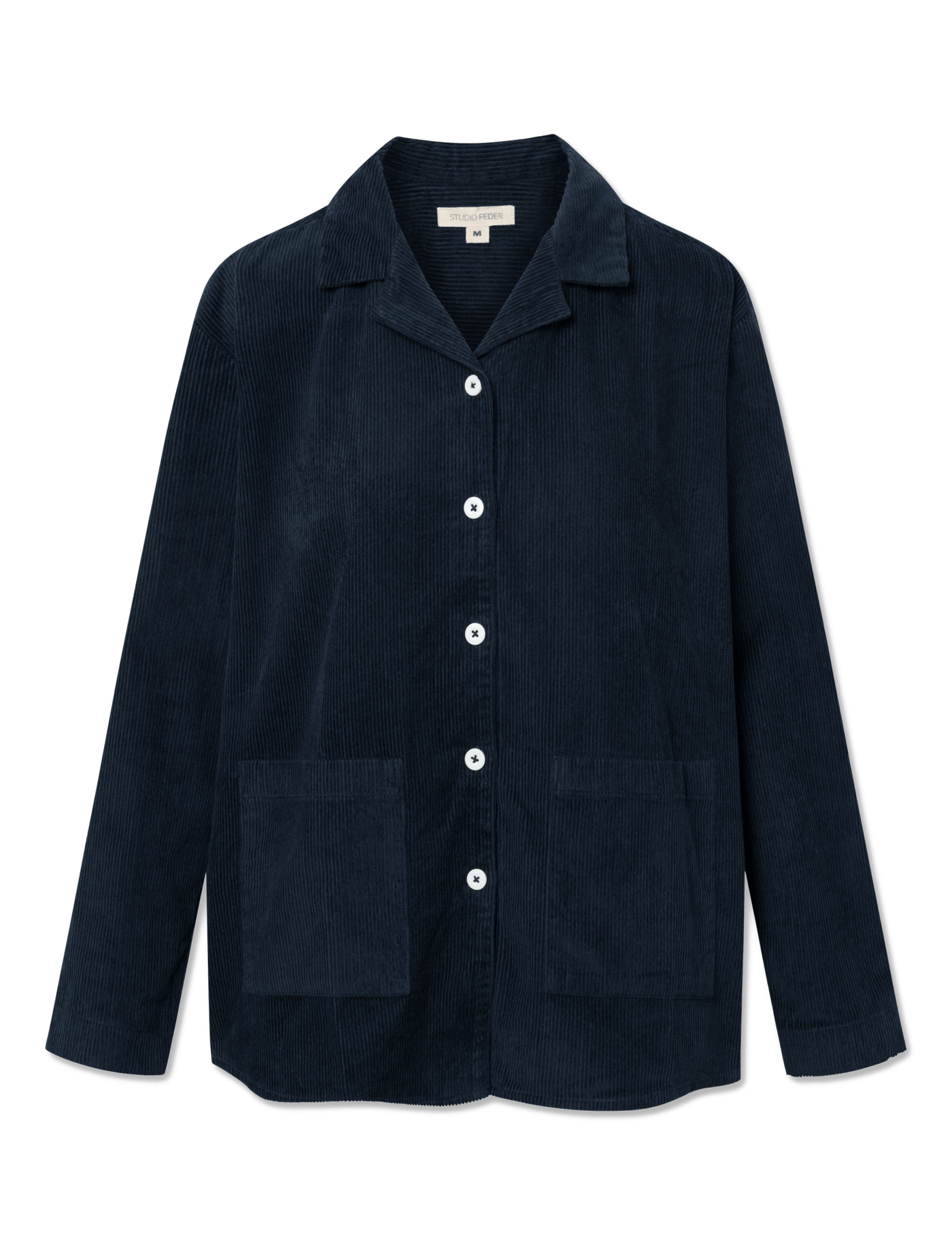 Silja velvet shirt - NAVY