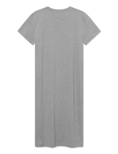 Maya T-shirt Kjole - GREY MELANGE