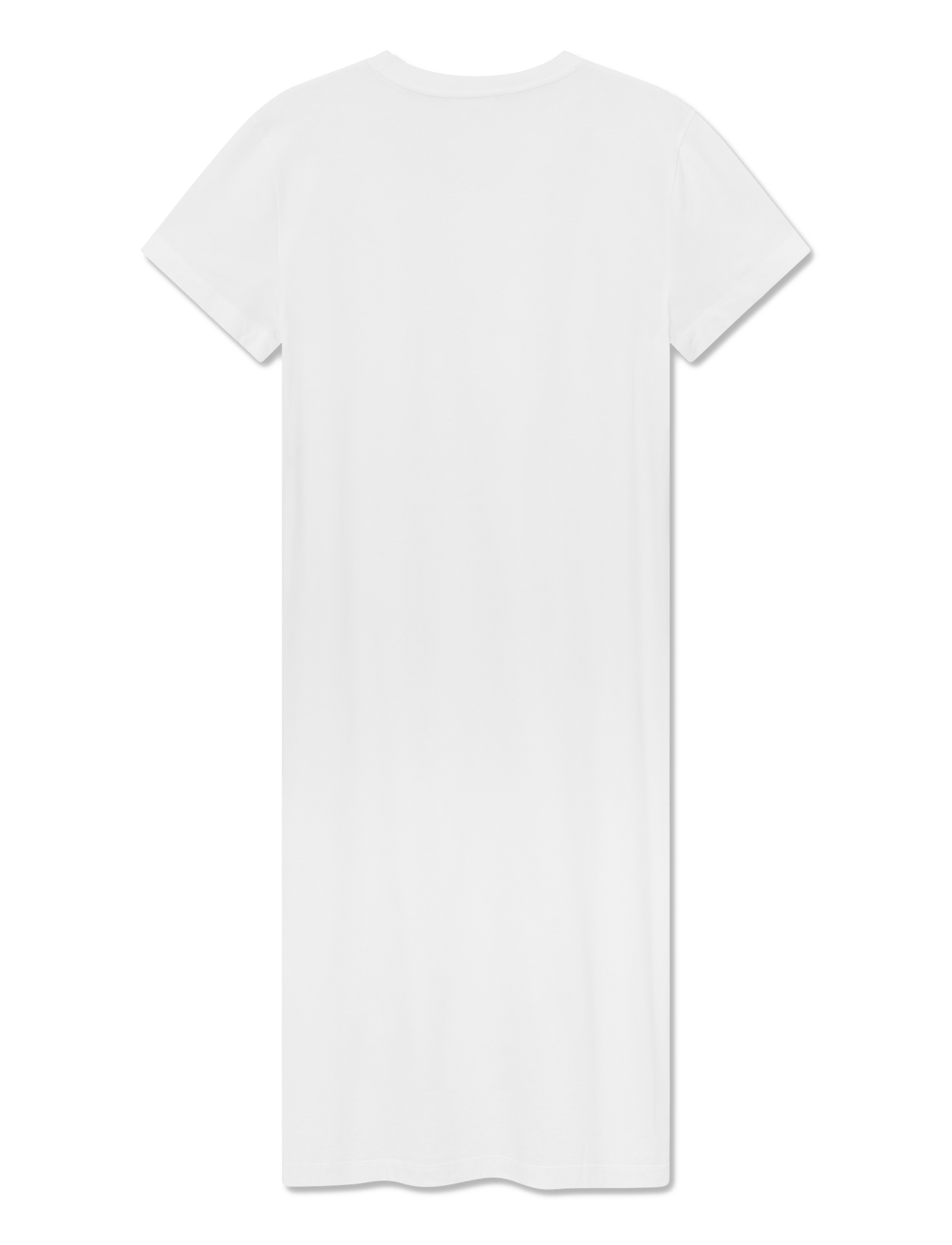 Maya T-shirt Kjole - WHITE